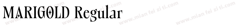 MARIGOLD Regular字体转换
